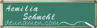 Aemilia Schmehl Visitenkarte